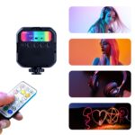 MJ88 Pocket 3000-7000K+RGB Luz de relleno de belleza a todo color cámara portátil fotografía Streamer luz LED con Control remoto, MJ88