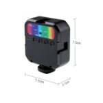 MJ88 Pocket 3000-7000K+RGB Luz de relleno de belleza a todo color cámara portátil fotografía Streamer luz LED con Control remoto, MJ88 - Imagen 2