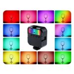 MJ88 Pocket 3000-7000K+RGB Luz de relleno de belleza a todo color cámara portátil fotografía Streamer luz LED con Control remoto, MJ88 - Imagen 5