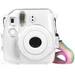 Funda protectora de cristal con correa para FUJIFILM instax mini 9 / mini 8+ / mini 8, For FUJIFILM instax mini 9