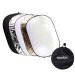 GODOX FT05-1 150 x 200 cm 5-en-1 Plata / suave / dorado / blanco / negro Oval Reflector plegable