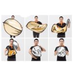 GODOX FT05-1 150 x 200 cm 5-en-1 Plata / suave / dorado / blanco / negro Oval Reflector plegable - Imagen 5