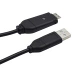 10 PCS Cable de datos de carga USB para Samsung WB5000 / 5500 / ES10, Longitud: 0.5m con anillo magnético - Imagen 3