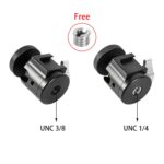 Adaptador de trípode de zapata fría de aleación de aluminio BEXIN HK25 con cabezal esférico, HK25 - Imagen 4