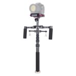 YELANGU S300 Equipo multifuncional 4 en 1 + Equipo de hombro de mano doble + Monopié + Estabilizador para cámaras / cámaras SLR, Rango de altura: 63 cm-170 cm, YELANGU S300