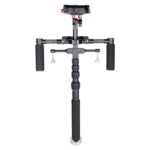 YELANGU S300 Equipo multifuncional 4 en 1 + Equipo de hombro de mano doble + Monopié + Estabilizador para cámaras / cámaras SLR, Rango de altura: 63 cm-170 cm, YELANGU S300 - Imagen 4