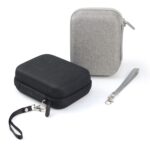 Bolsa de almacenamiento con estuche rígido para FUJIFILM Instax mini EVO, Fabric Pattern Black - Imagen 4