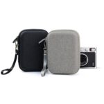 Bolsa de almacenamiento con estuche rígido para FUJIFILM Instax mini EVO, Fabric Pattern Black - Imagen 6