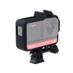 Caja protectora de montaje en marco de plástico con adaptador de Base de trípode, tornillo largo y Base de zapata fría para Insta360 One R, Cold Shoe Frame - Imagen 3