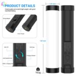 Luxceo P100 RGB Photo Video Light Stick Magnet Homm Led Light con control remoto y softbox de cuadrícula - Imagen 3