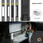 Luxceo P100 RGB Photo Video Light Stick Magnet Homm Led Light con control remoto y softbox de cuadrícula - Imagen 4
