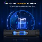 Luxceo P100 RGB Photo Video Light Stick Magnet Homm Led Light con control remoto y softbox de cuadrícula - Imagen 5