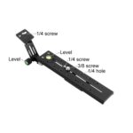 BEXIN VR-220 Placa de liberación rápida extendida de aleación de aluminio de 220 mm de longitud para Manfrotto / Sachtler, VR-220 - Imagen 3