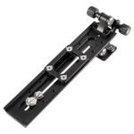 BEXIN VR-220 Placa de liberación rápida extendida de aleación de aluminio de 220 mm de longitud para Manfrotto / Sachtler, VR-220 - Imagen 4