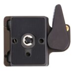 Adaptador de abrazadera de liberación rápida de aleación de aluminio DBC-1 más apto con placa de liberación rápida 200PL-14 para trípode de cámara
