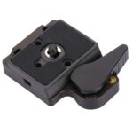 Adaptador de abrazadera de liberación rápida de aleación de aluminio DBC-1 más apto con placa de liberación rápida 200PL-14 para trípode de cámara - Imagen 5