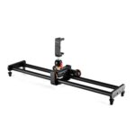 Yelangu L60E 60cm Slide Rail Track + L4 Video de 3 ruedas Dolly con sujeción de teléfono y cabezal - Imagen 2