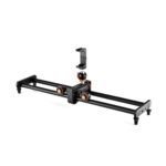 Yelangu L60E 60cm Slide Rail Track + L4 Video de 3 ruedas Dolly con PC142 Phone Clamp & Ballhead - Imagen 2