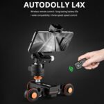 Yelangu L4x Camera Wheel Dolly + PC141 Suxba del teléfono con control remoto: 3 kg - Imagen 3