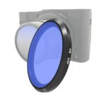 Filtro de lente de color JSR para Panasonic LUMIX LX10, Blue  Filter