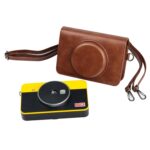 Para Kodak Mini Shot2 Retro / C210R instax Cámara de cuerpo completo Funda de cuero PU con correa, For Kodak Mini Shot2 Retro / C210R - Imagen 5