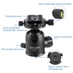 Trípode de cámara de fibra de carbono plegable portátil BEXIN RC294 - Imagen 5