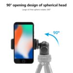 BEXIN K18A Mini rótula de bola de metal panorámica de rotación de 360 grados - Imagen 5