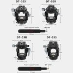 BEXIN DT-03S/S 360 Grados Panorama Heavy Duty Trípode Acción Fluid Drag Head con placa de liberación rápida - Imagen 2
