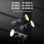 Godox SL150IIIBi 160W Bicolor 2800K-6500K Luz de vídeo LED, SL150IIIBi - Imagen 3