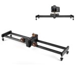 YELANGU YLG0119A Riel deslizante de empalme de 60 cm + hebilla de riel de carro para cámaras SLR/cámaras de vídeo, 60cm Rail Track + Rail Buckle