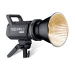 FEELWORLD FL125B Luz de vídeo de fuente puntual bicolor de 125 W, control de aplicación Bluetooth, FL125B