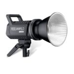 FEELWORLD FL225D Luz de vídeo con fuente puntual de luz diurna de 225 W, control de aplicación Bluetooth, FL225D