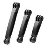 Extensor de agarre de brazo de extensión de aluminio 3 en 1 para GoPro, Insta360, DJI y otras cámaras de acción