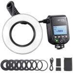 Flash anular macro Godox MF-R76N TTL para Nikon - Imagen 2