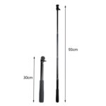 Trípode plegable con agarre de 30 a 93 cm, palo de selfie multifuncional, monopié para GoPro, Insta360, DJI y otras cámaras de acción y teléfonos - Imagen 4