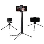 Trípode plegable con agarre de 30 a 93 cm, palo de selfie multifuncional, monopié para GoPro, Insta360, DJI y otras cámaras de acción y teléfonos - Imagen 5