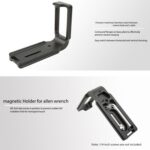 FITTEST FLN-D850 Soporte de placa L de liberación rápida para disparo vertical para Nikon D850, Nikon D850 - Imagen 5