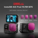 Filtro de lente de cámara STARTRC 4 en 1 ND16PL ND32PL ND64PL ND128PL para Insta360 Ace Pro 2 - Imagen 5