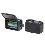 Para DJI Osmo Action 5 Pro / 4 / 3 Sunnylife Estuche protector Marco Adaptador de montaje Carcasa de parasol, For DJI Osmo Action 5 Pro / 4 / 3