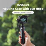 Para DJI Osmo Action 5 Pro / 4 / 3 Sunnylife Estuche protector Marco Adaptador de montaje Carcasa de parasol, For DJI Osmo Action 5 Pro / 4 / 3 - Imagen 3