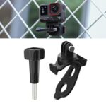 Soporte flexible para cámara de acción Sunnylife con correa envolvente de 360 ​​grados, soporte con clip para tubo de bicicleta