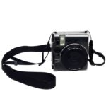 Para FUJIFILM Instax mini 99 Estuche rígido de cristal para cámara con correa para el hombro, For FUJIFILM Instax mini 99