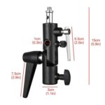 Soporte de paraguas multifuncional tipo H para luz de flash, carga máxima: 3 kg - Imagen 2