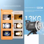 Flash de estudio Godox MS200-V de 200 W con montura Bowens y cubierta de lámpara, MS200-V - Imagen 4