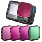 Filtro de lente CPL 4 en 1 ND8 ND16 ND32 de liberación rápida STARTRC para GoPro HERO13 Black