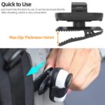 Abrazadera para cámara de acción con clip para mochila con rotación de 360 ​​grados para Insta360 GO3/GO 3S Sunnylife, Rotation Backpack Clip - Imagen 3