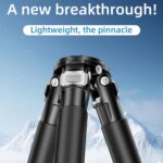 BEXIN RK264 Portable Collapsible Aluminum Alloy Camera Tripod, RK264 - Imagen 4