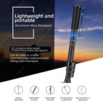 BEXIN P294B Portable Travel Outdoor DSLR Camera Aluminum Alloy Monopod Holder, P294B - Imagen 3