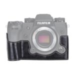 Base de media caja para cámara de cuero PU con rosca de 1/4 de pulgada para FUJIFILM X-H1, For FUJIFILM X-H1 - Imagen 2