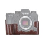 Base de media caja para cámara de cuero PU con rosca de 1/4 de pulgada para FUJIFILM X-H1, For FUJIFILM XH1 - Imagen 2